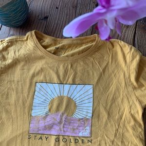 Girls Stay golden Roxy T shirt